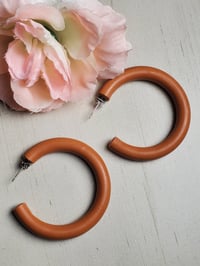Image 2 of Earrings | Aretes Semi Hoops