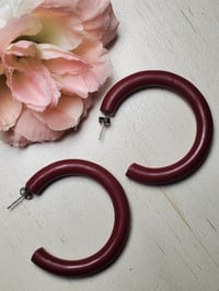 Image 3 of Earrings | Aretes Semi Hoops