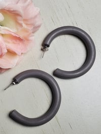 Image 5 of Earrings | Aretes Semi Hoops