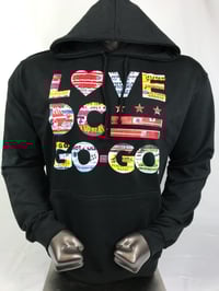 Love DC GoGo Poster Print Black Hoodie