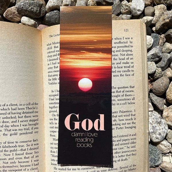 Image of God Damn I love Reading Books Bookmark [set of five]