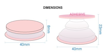 Image of HellCat Holo-glow Phone Pop Grip