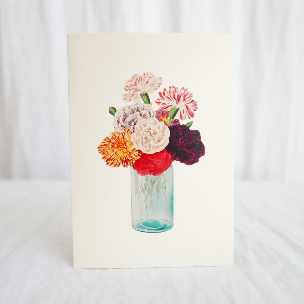 Image of Carnations in Glass
