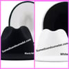 Black/White Fedora Hats