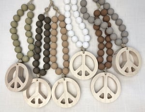 Image of Mini Love Beads - PEACE SIGN