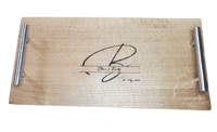 Customized Monogram Serving Tray / Tabla De Servir Con Monograma