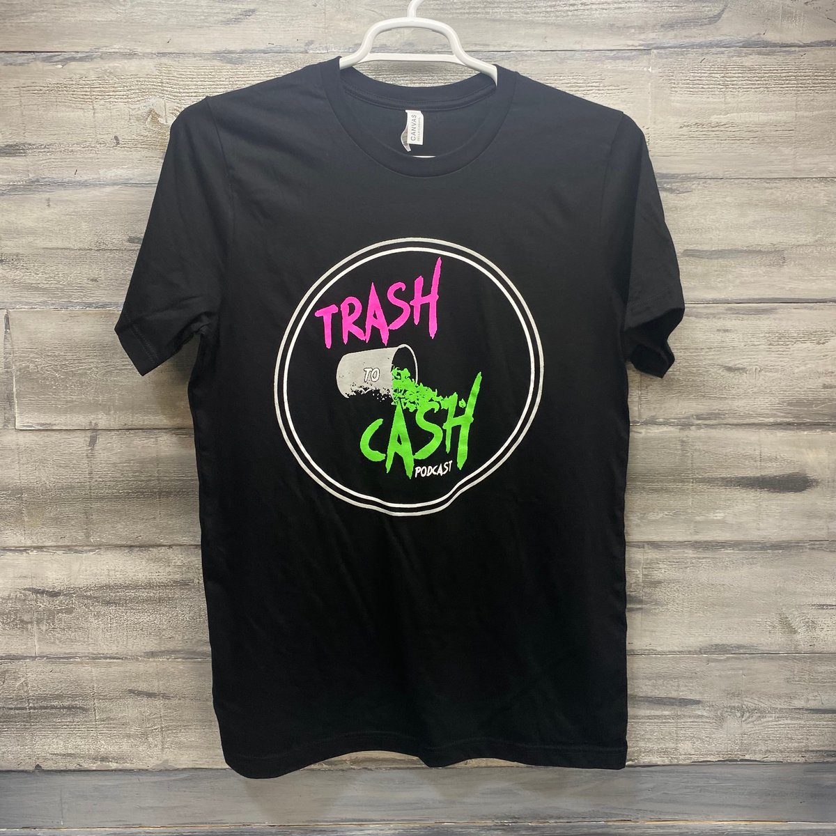 Trash To Cash Podcast Black T-Shirt