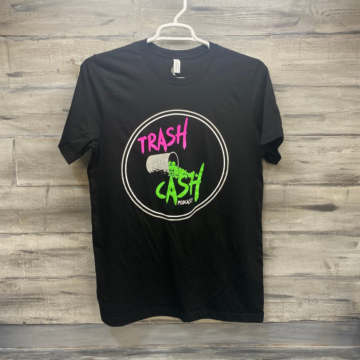 Trash To Cash Podcast Black T-Shirt