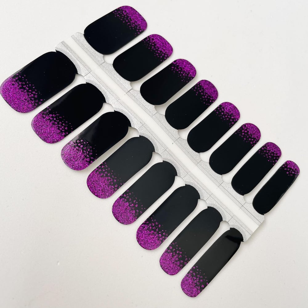 Purple Dip Nail Polish Strip