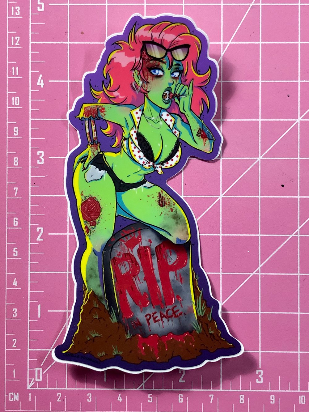 "R.I.P.... in peace" Sticker