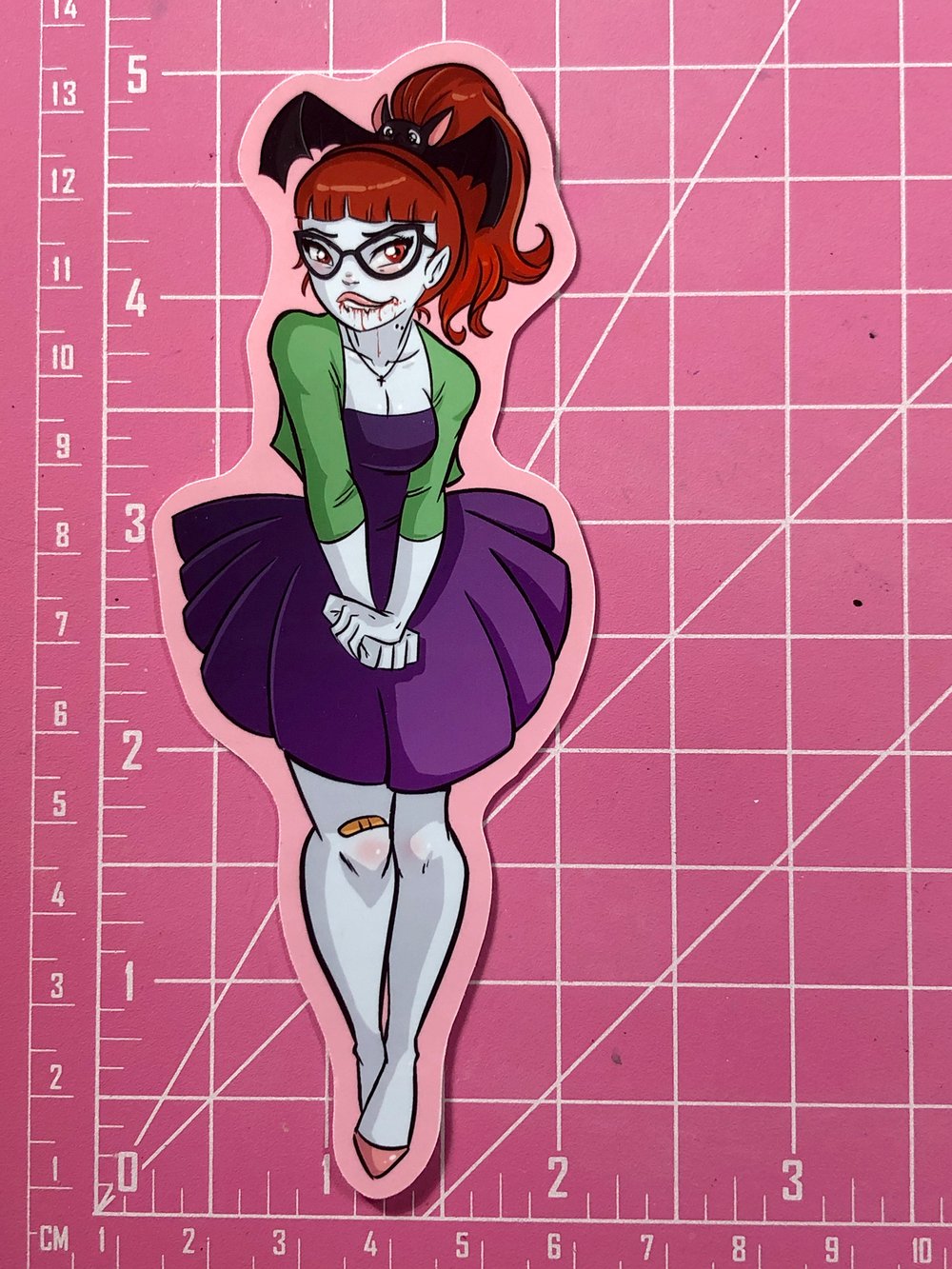 Vampy Nerd STICKER