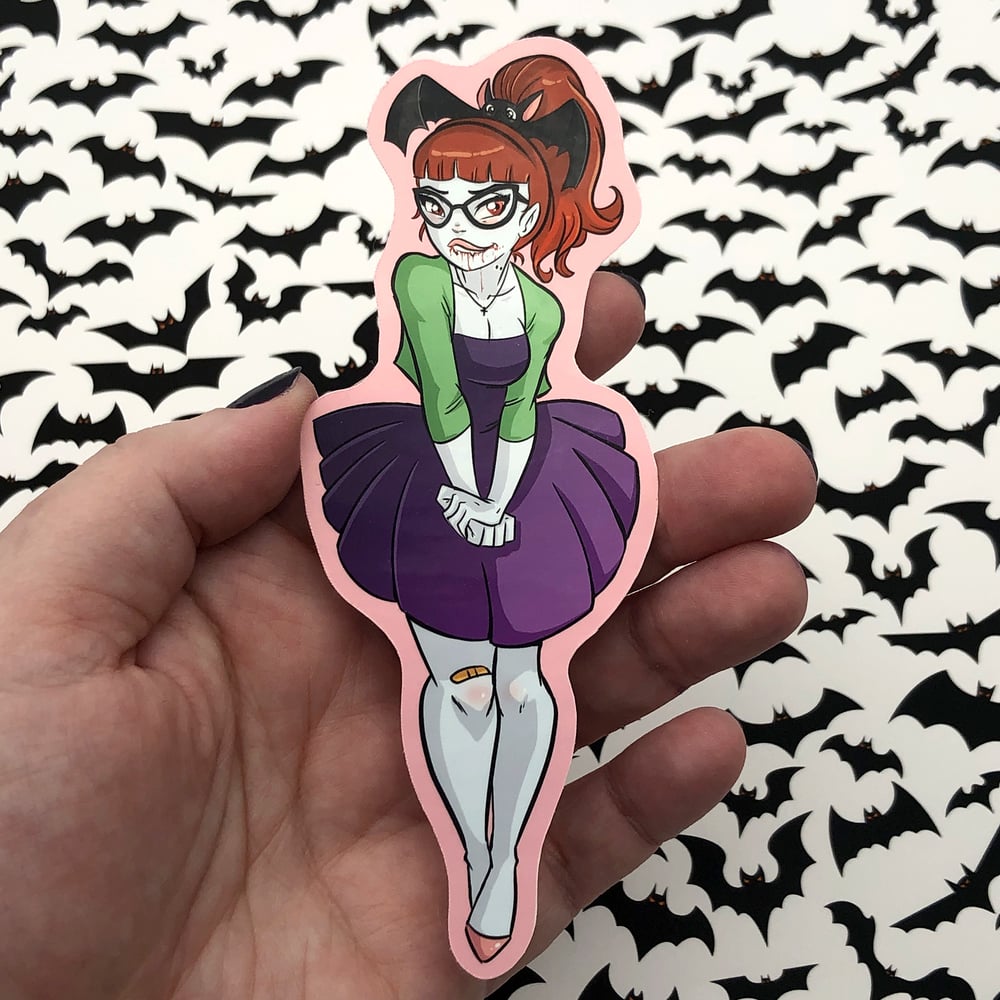 Vampy Nerd STICKER