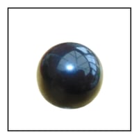 Image 3 of Ball Lever Knob, Cabinet Knob in Black Plastic with threaded hole or Stud M4,M6 and M8