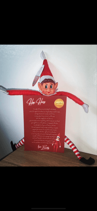 Image 2 of Elf on a shelf rhyming letter/card