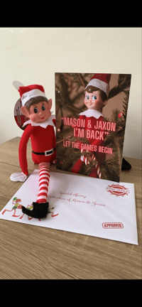 Image 3 of Elf on a shelf rhyming letter/card