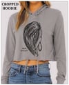 LADY'S CROPPED HOODIE / SM~2XL / $40 & UP