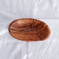 Image 3 of WOODEN SOAP DISH 