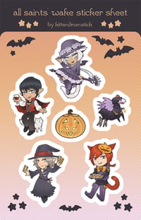 Image 2 of FFXIV Halloween Sticker Sheet