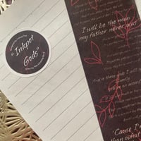 Image 3 of TAD The Amazing Devil Inspired Washi Tape 50 mm Wide || Fair || Inkpot Gods || Blossoms