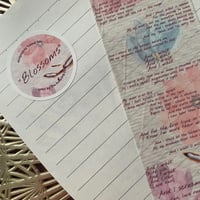 Image 4 of TAD The Amazing Devil Inspired Washi Tape 50 mm Wide || Fair || Inkpot Gods || Blossoms