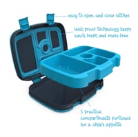 Image 4 of Bentgo Kids Prints Leak-Proof Bento Lunch Box Dinosaurs