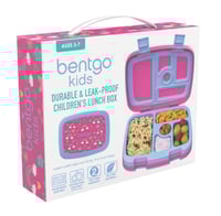 Image 2 of Bentgo Kids Prints Leak-Proof Bento Lunch Box Rainbows and Butterflies