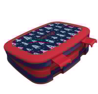 Image 2 of Bentgo Kids Prints Leak-Proof Bento Lunch Box Space Rockets