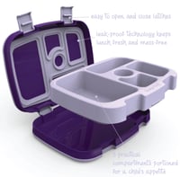 Image 4 of Bentgo Kids Prints Leak-Proof Bento Lunch Box Unicorns