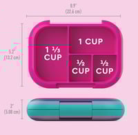 Image 5 of Bentgo Kids Chill Leak-Proof Bento Lunch Box Fuschia / Teal