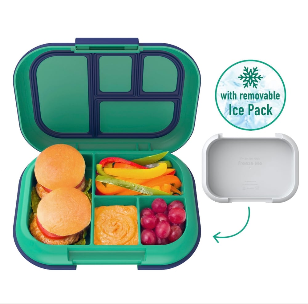 Bentgo Kids Chill Leak-Proof Bento Lunch Box Green / Royal