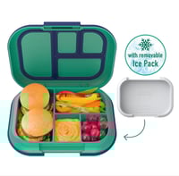 Image 1 of Bentgo Kids Chill Leak-Proof Bento Lunch Box Green / Royal