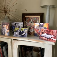 Image 1 of GREETING CARDS - Set of six : CATS, CATS, CATS!