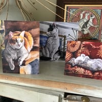 Image 3 of GREETING CARDS - Set of six : CATS, CATS, CATS!