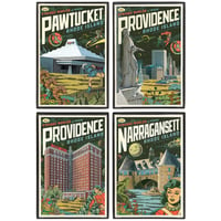 Image 1 of Strange Worlds of When Providence Series 3 – 11 x 17 Framed, Set of 4