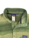 Vintage Patagonia Synchilla Snap T Pullover - Green Stripe 