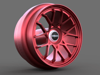 1/64 scale Rotiform ZWS wheels 8mm dia