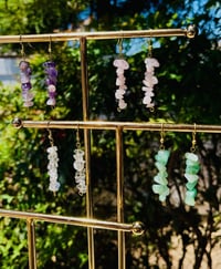 Image 1 of Crystal Stacked Earrings