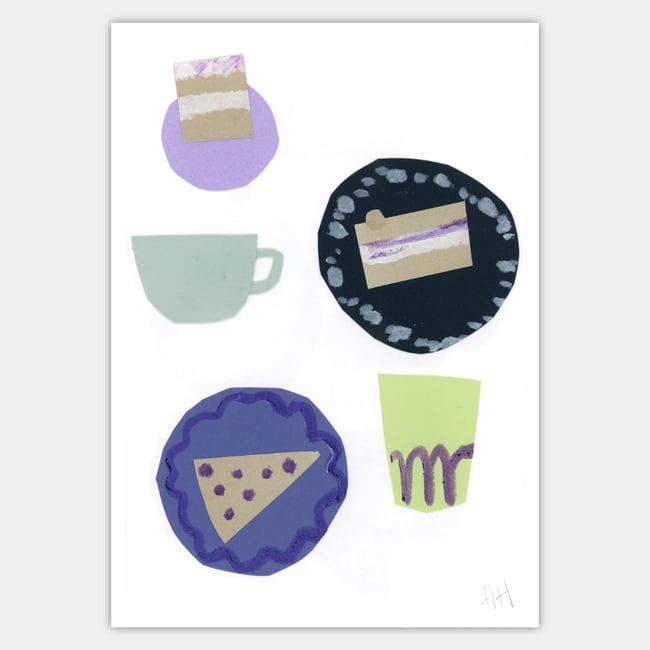Coffee & Cakes Giclée Print