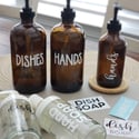 Dish & Hand Soap Labels - VINYL labels