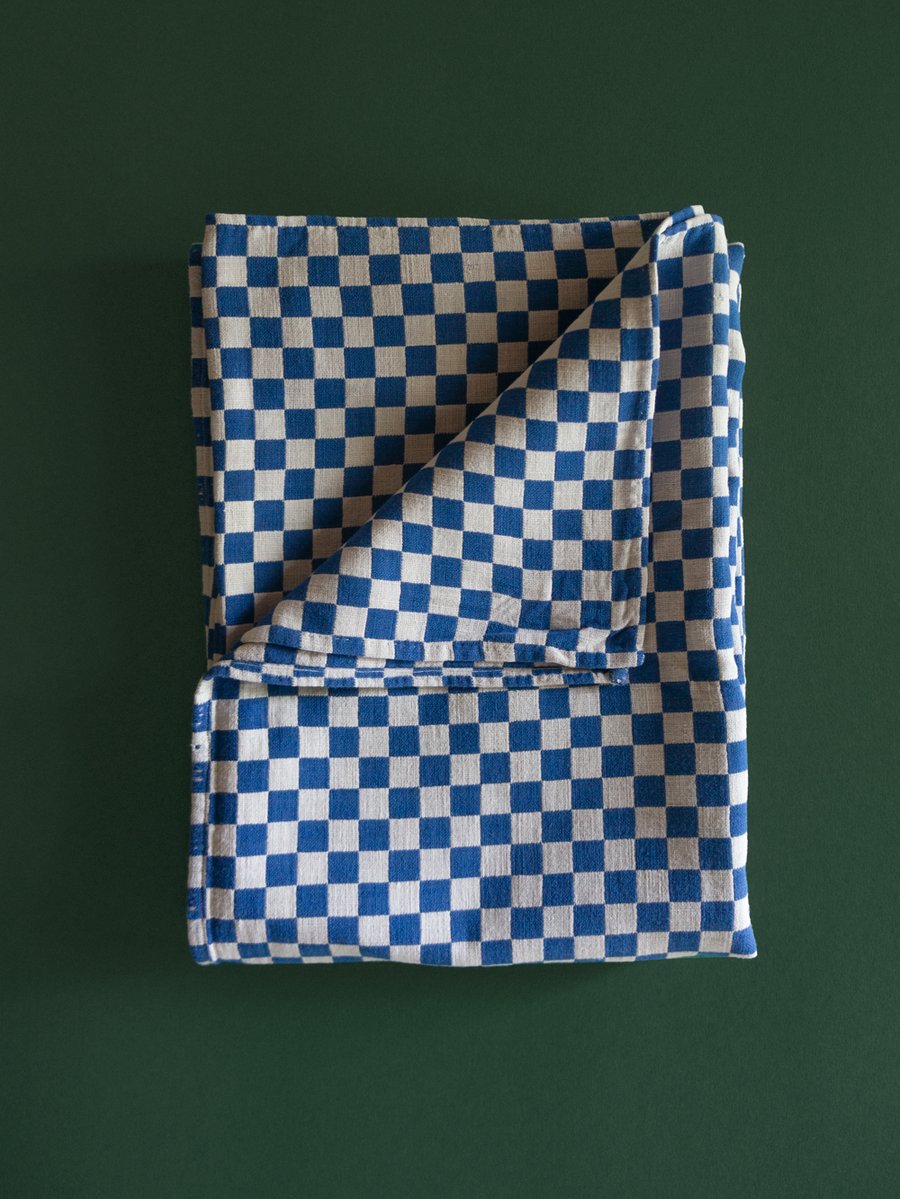 Image of check tablecloth