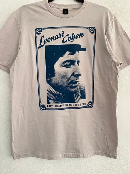 Image of Leonard Cohen t-shirt