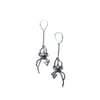 Black Veil + AO Mini Spider earrings in sterling silver or gold