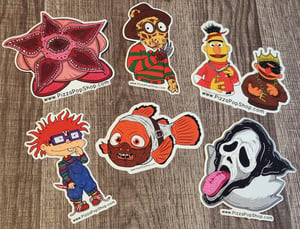 Image of Pizza Pop Series (6 Sticker Pack)