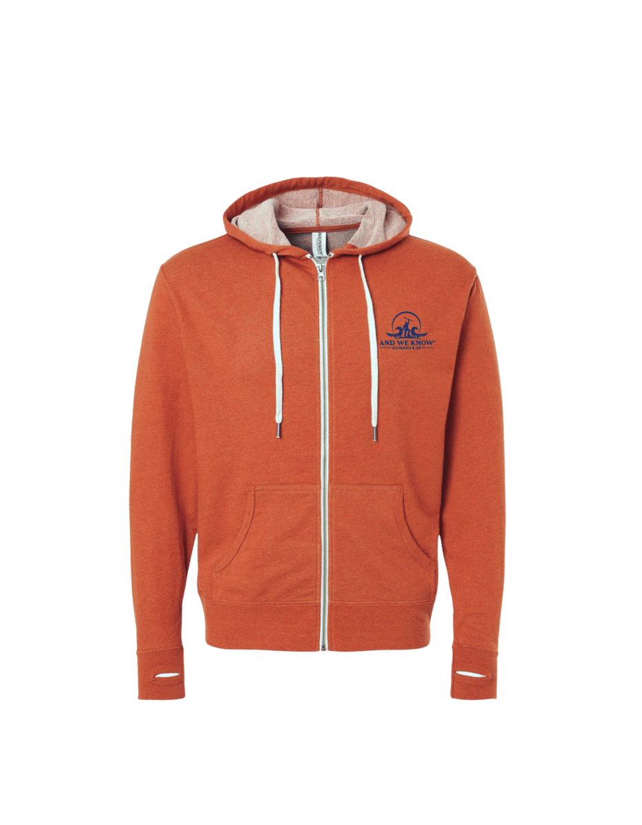 Rust brown hoodie Clearance