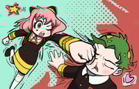 Image 2 of Anya Super Punch Art Print