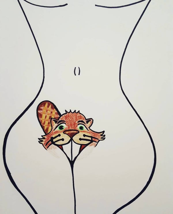 Image of Eager Beaver Print