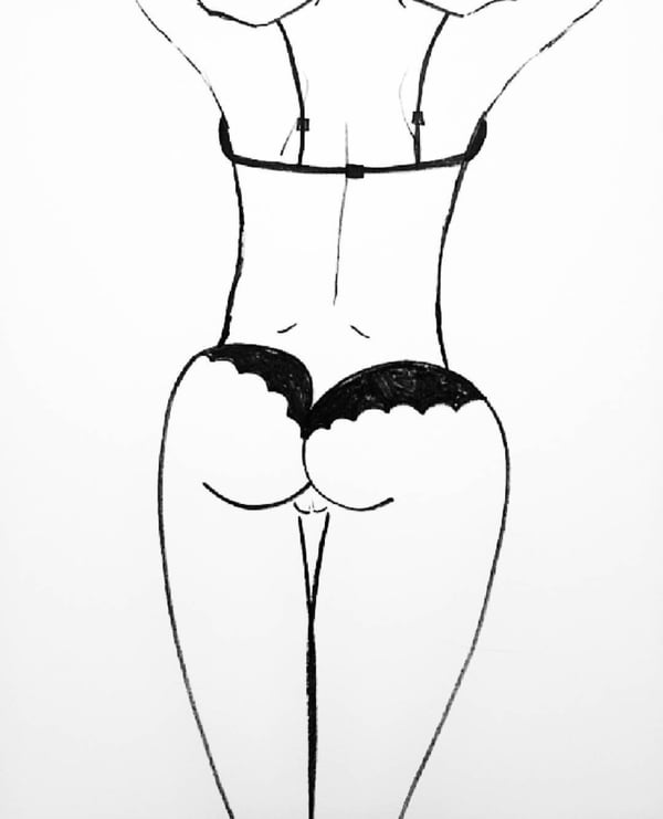 Image of Bottoms Up Print