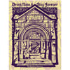 Providence Athenaeum: Drink Now & Stay Forever 18 x 24 Yellow/Purple