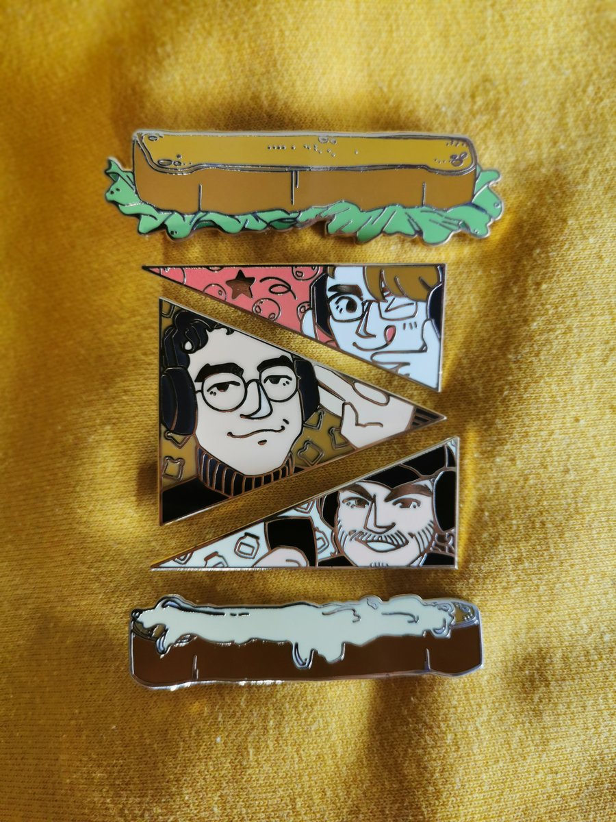 Chuckle Sandwich Pins: Sandwich edition | MinoTyr