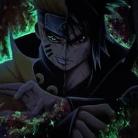 Image 2 of Naruto-Sasuke GLOWING IN THE DARK Poster / Print